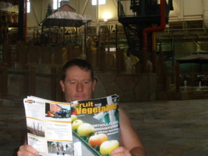 Robert reading up!