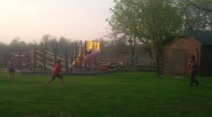 Football practice! 